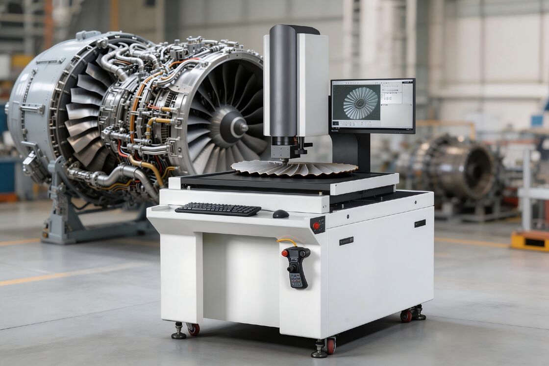 Integrated VENUS Floor-Standing Vision System for Automated Macro-Scale Stitching Measurement