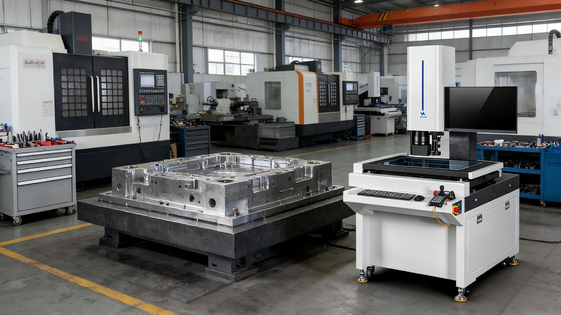 Integrated VENUS Floor-Standing Vision Metrology System for Large-Area Stitching Applications